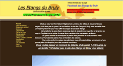 Desktop Screenshot of les-etangs-du-bruly.com