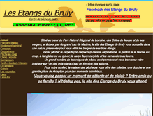 Tablet Screenshot of les-etangs-du-bruly.com